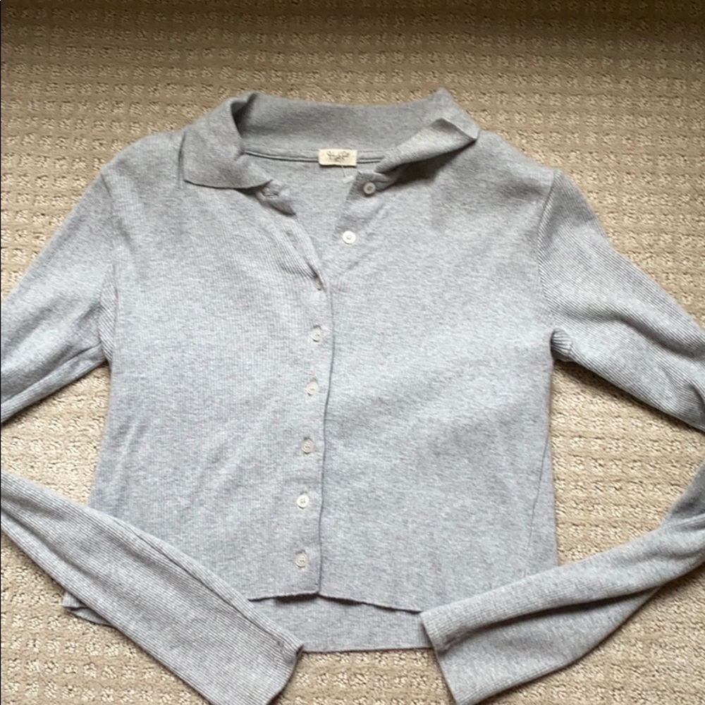 Brandy Melville Collared Button Up